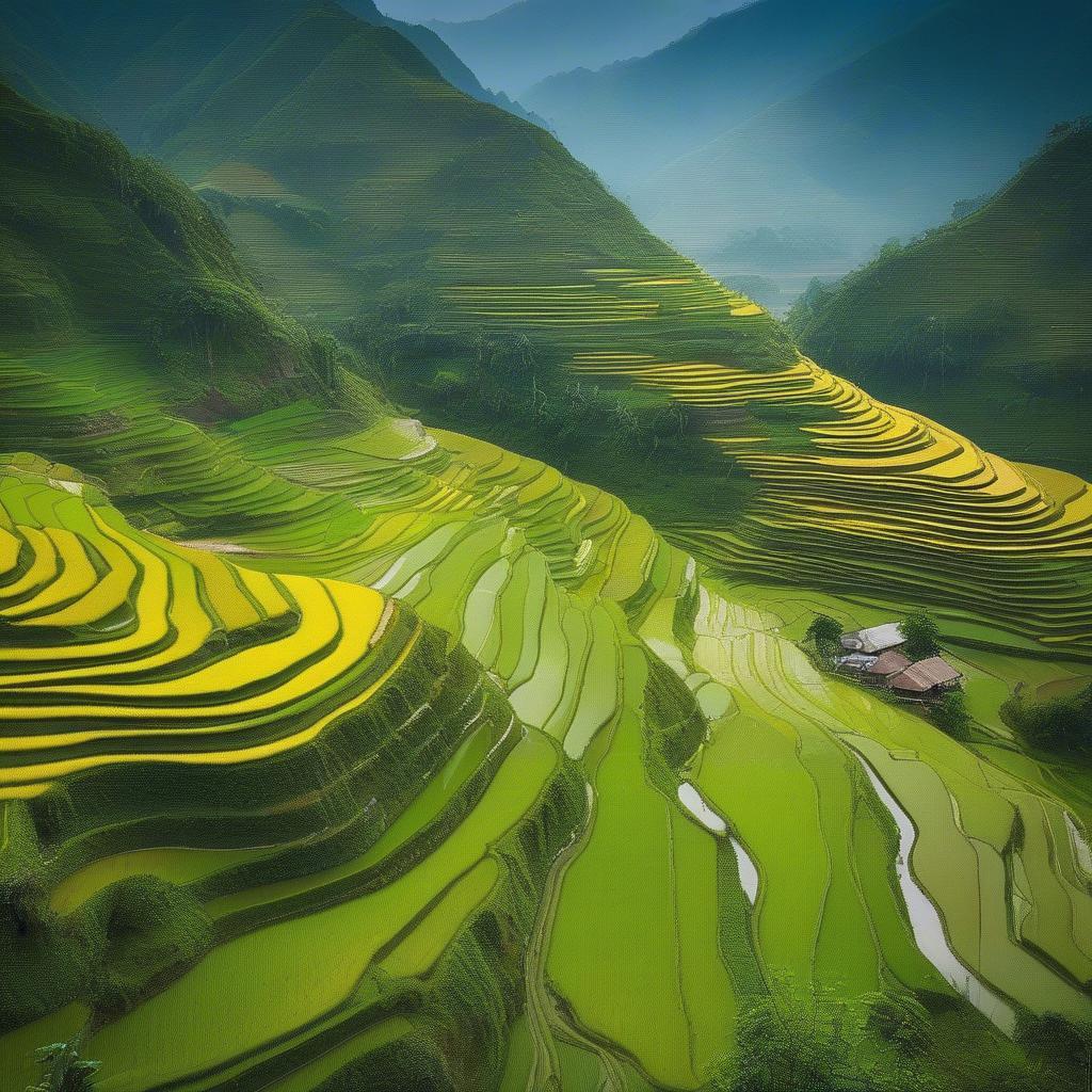 Cảnh đẹp núi rừng Tây Bắc