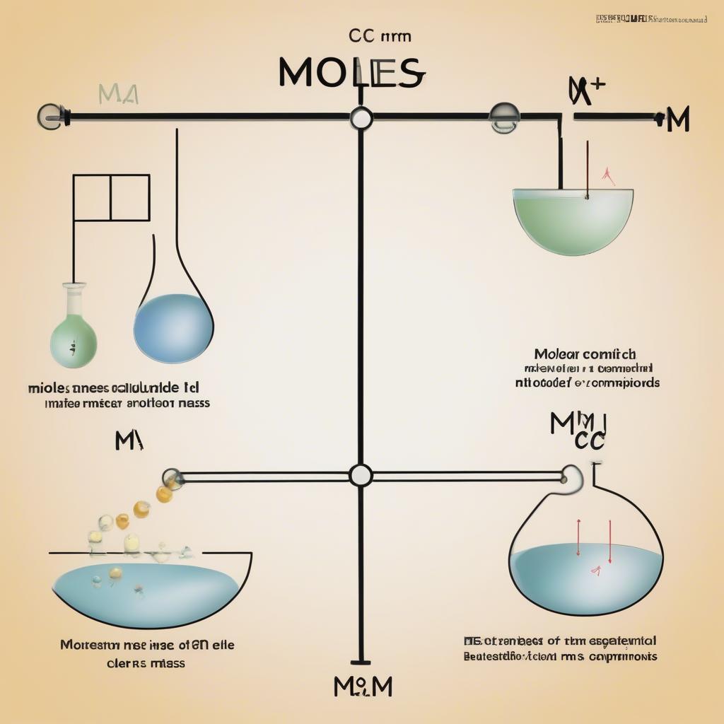 Công thức tính số mol