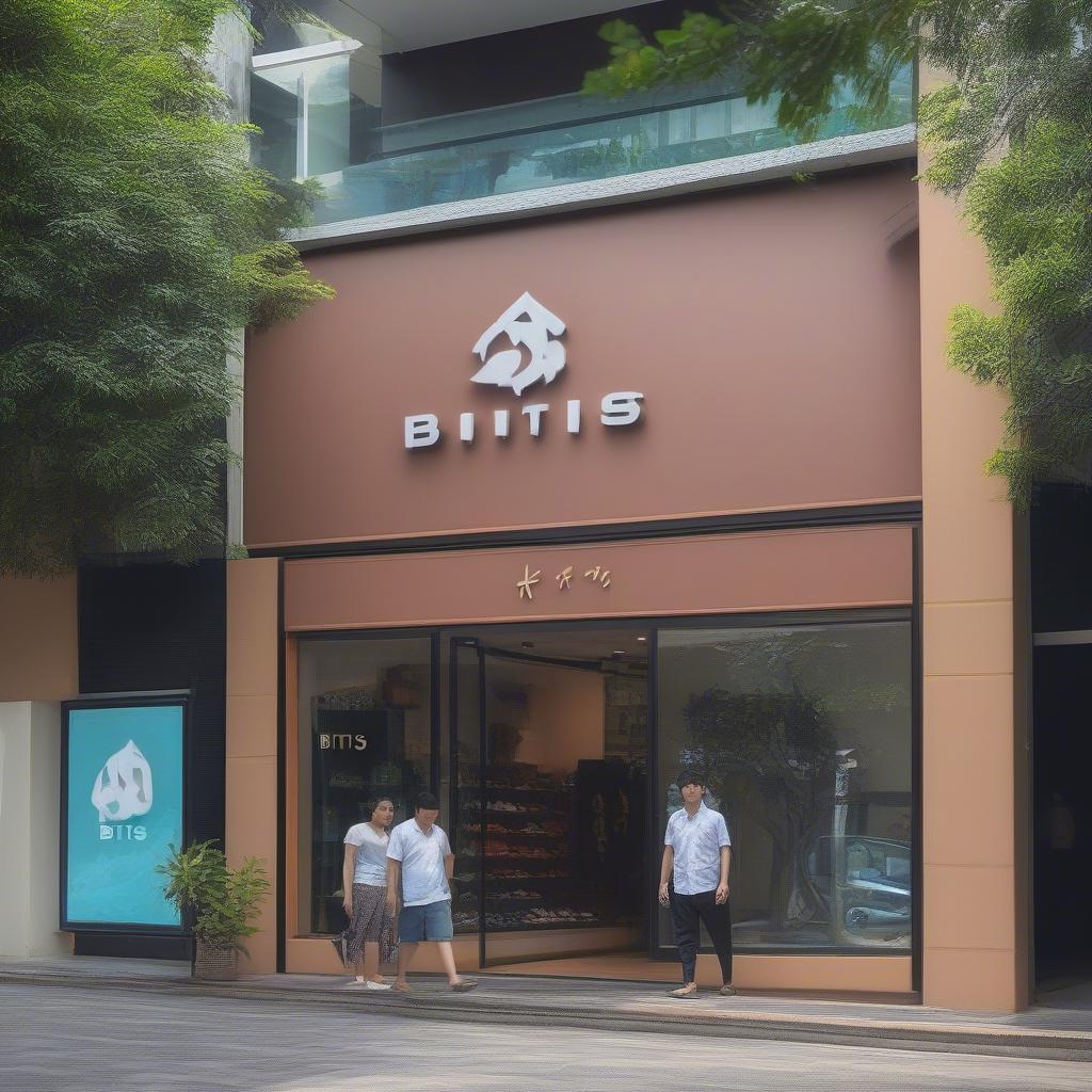 Cửa hàng Bitis quận 10 mặt tiền