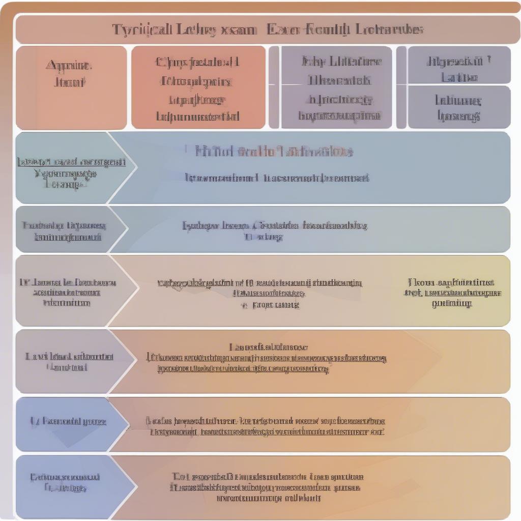 Structure of specialized literature exam for 10th grade