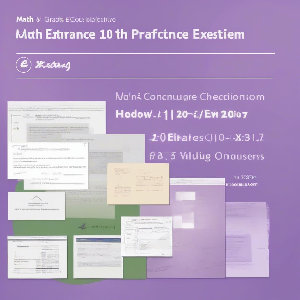 Đề thi thử vào lớp 10 môn toán 2017 trên Violet