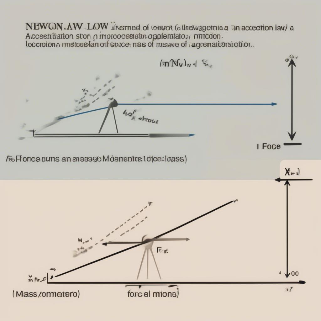 Minh họa Định luật II Newton