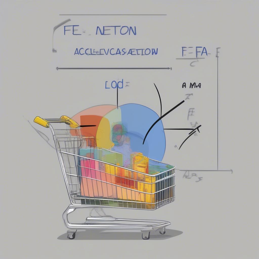 Minh họa Định luật II Newton