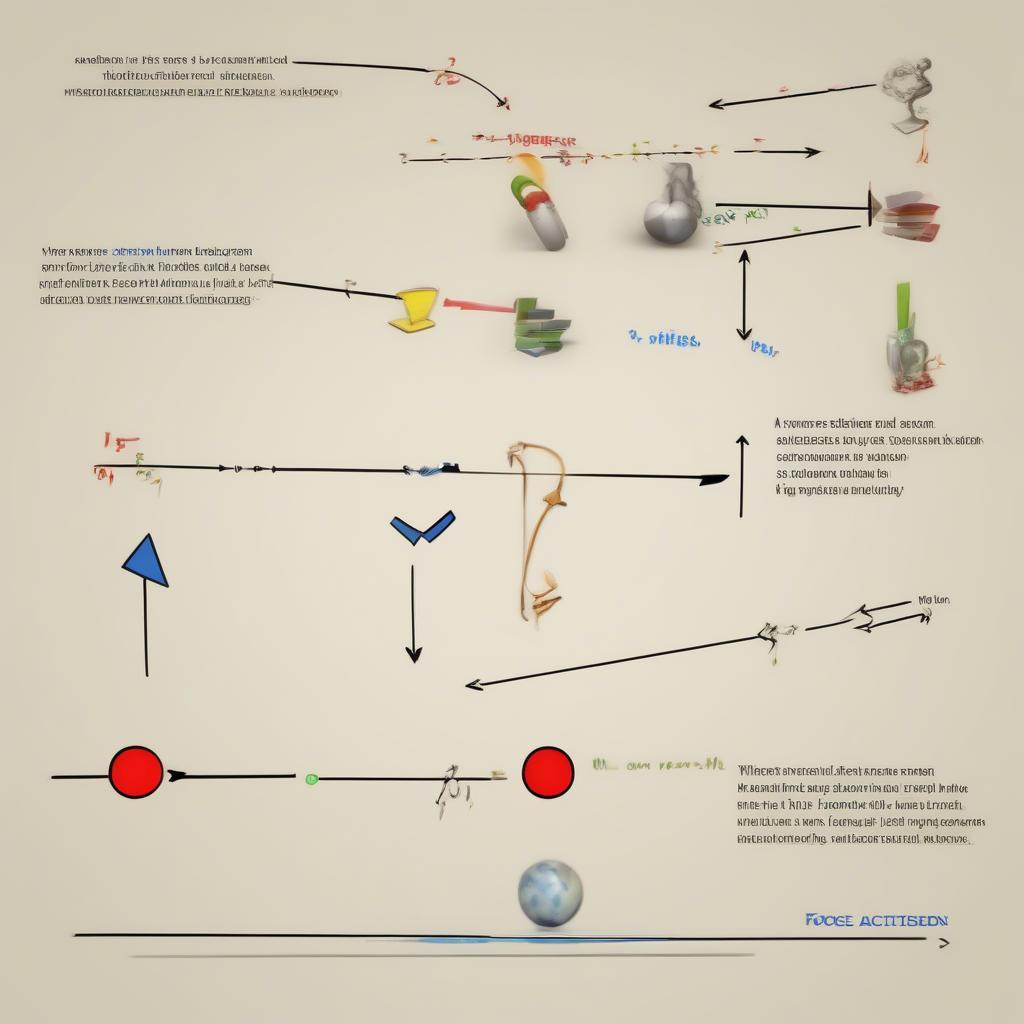 Minh họa Định luật II Newton trong Vật lý 10