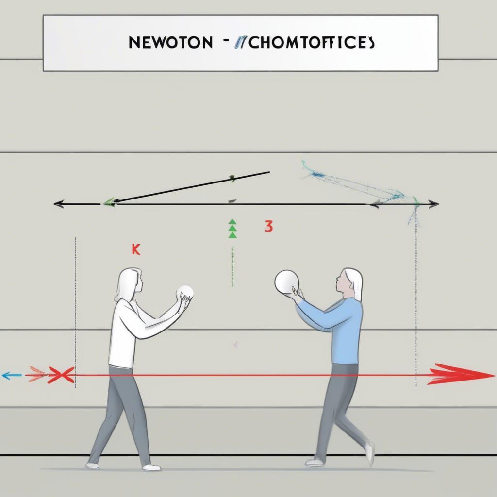 Minh họa Định luật III Newton