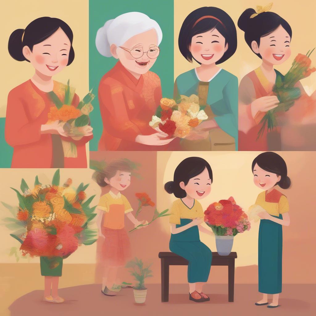 Lời chúc 20/10 cho bà, cô, chị em