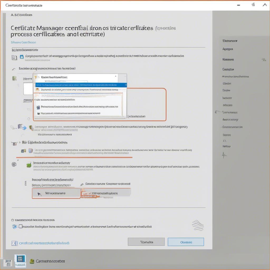 Quản lý chứng chỉ tin cậy trên Windows 10