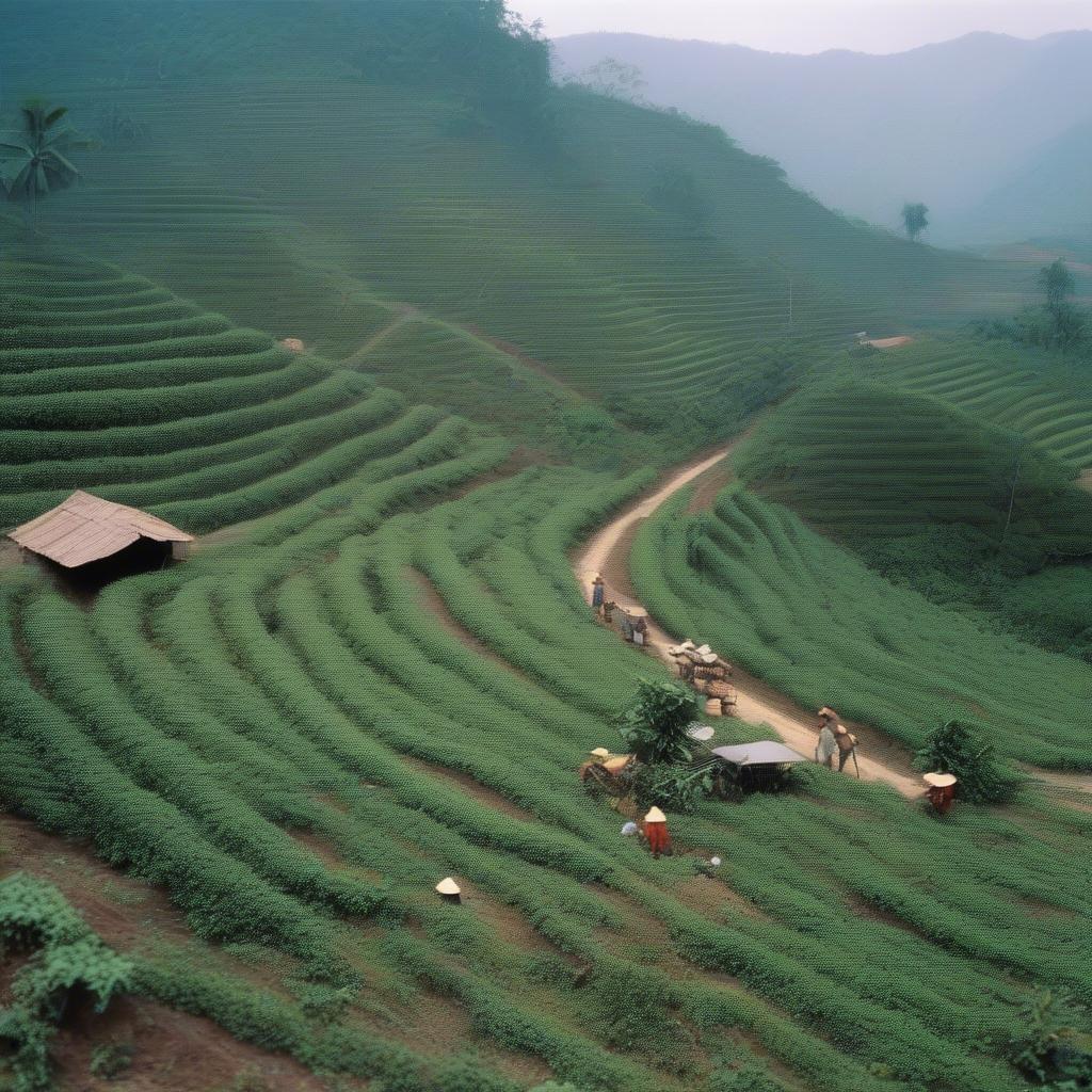 Sản xuất cà phê tại Việt Nam những năm 1990