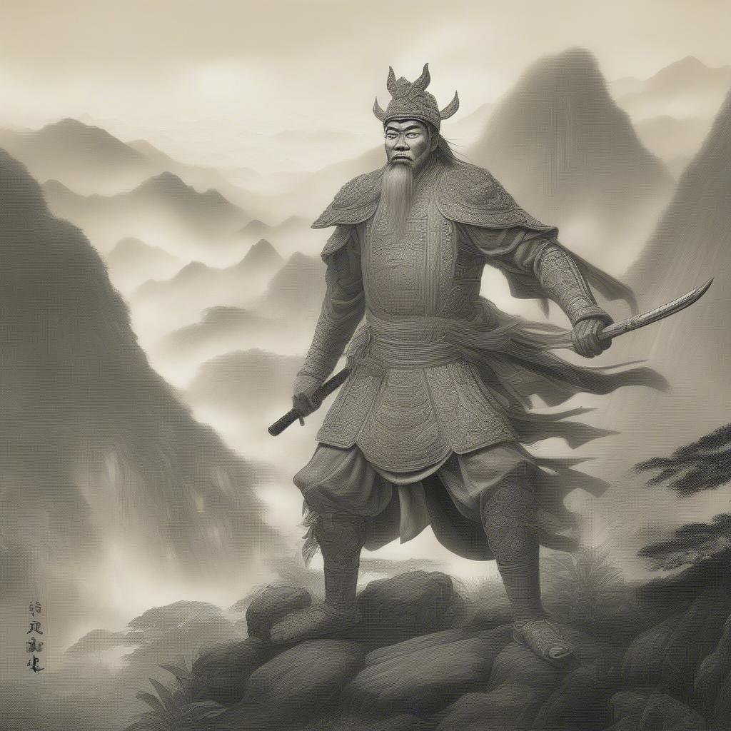 Hình ảnh chàng dũng sĩ Mtao Mxây oai hùng giữa núi rừng Tây Nguyên