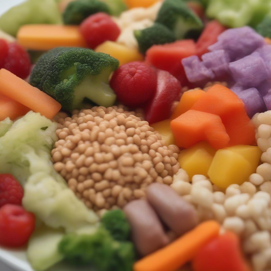 Colorful and Varied Meal for Picky Eater