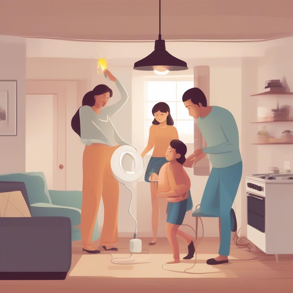 Tiết kiệm điện năng gia đình