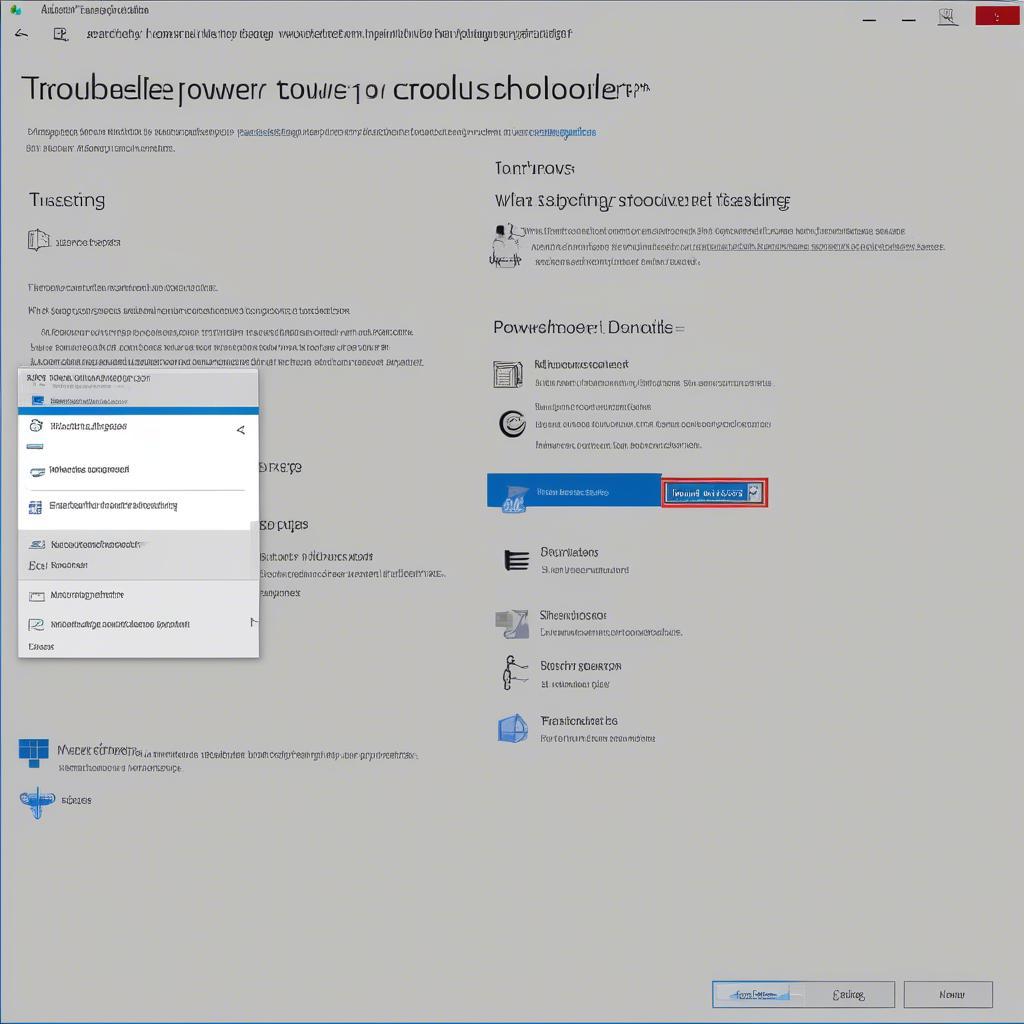 Using Windows Troubleshooter to fix shutdown issues