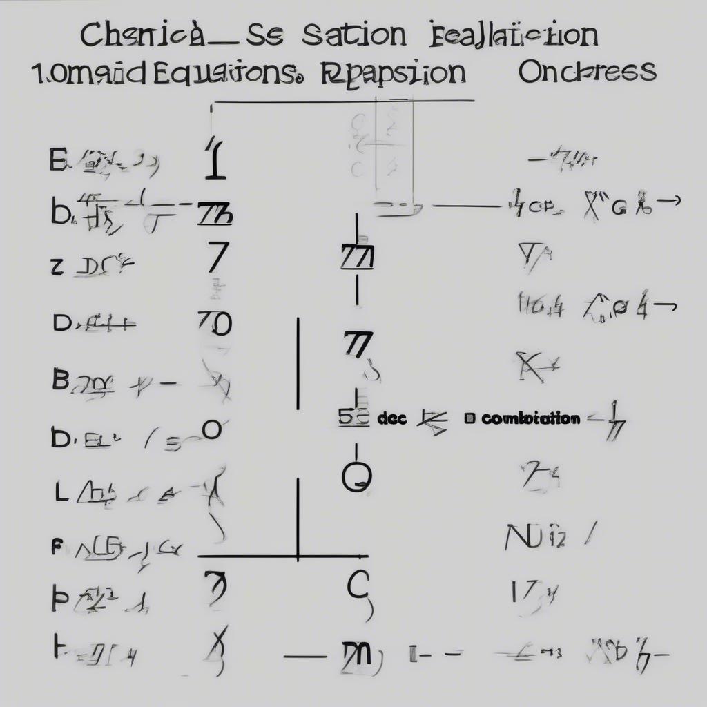 Chemical Equation Balancing Exercises