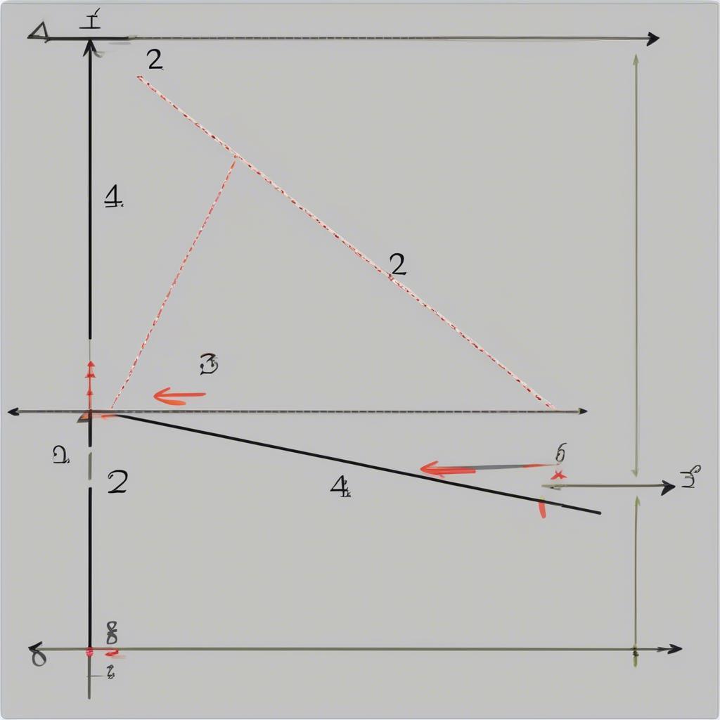 Exercises on the distance between two lines