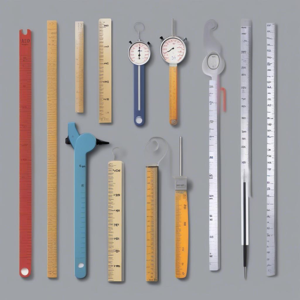 Measuring tools in physics lab for grade 10 students