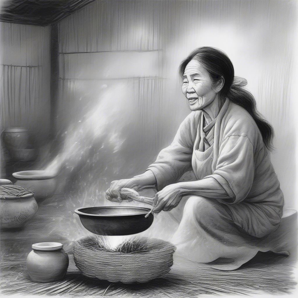 Hình ảnh bếp lửa và người bà trong bài thơ Bếp Lửa