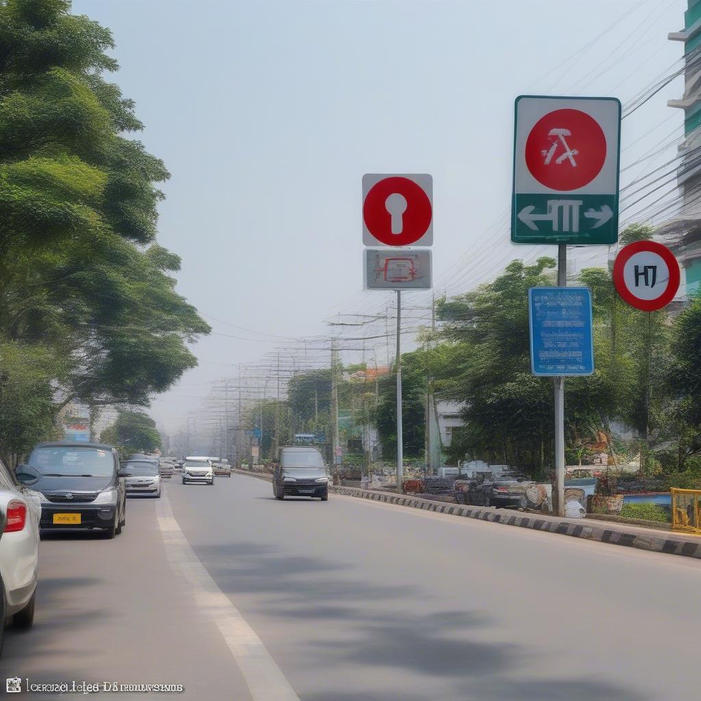 Biển báo giao thông Lý Thường Kiệt: Hình ảnh các biển báo giao thông thường gặp trên đường Lý Thường Kiệt Quận 10