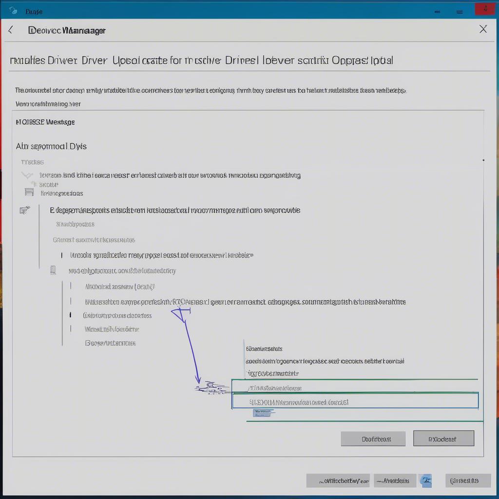 Cập nhật driver Win 10 1703