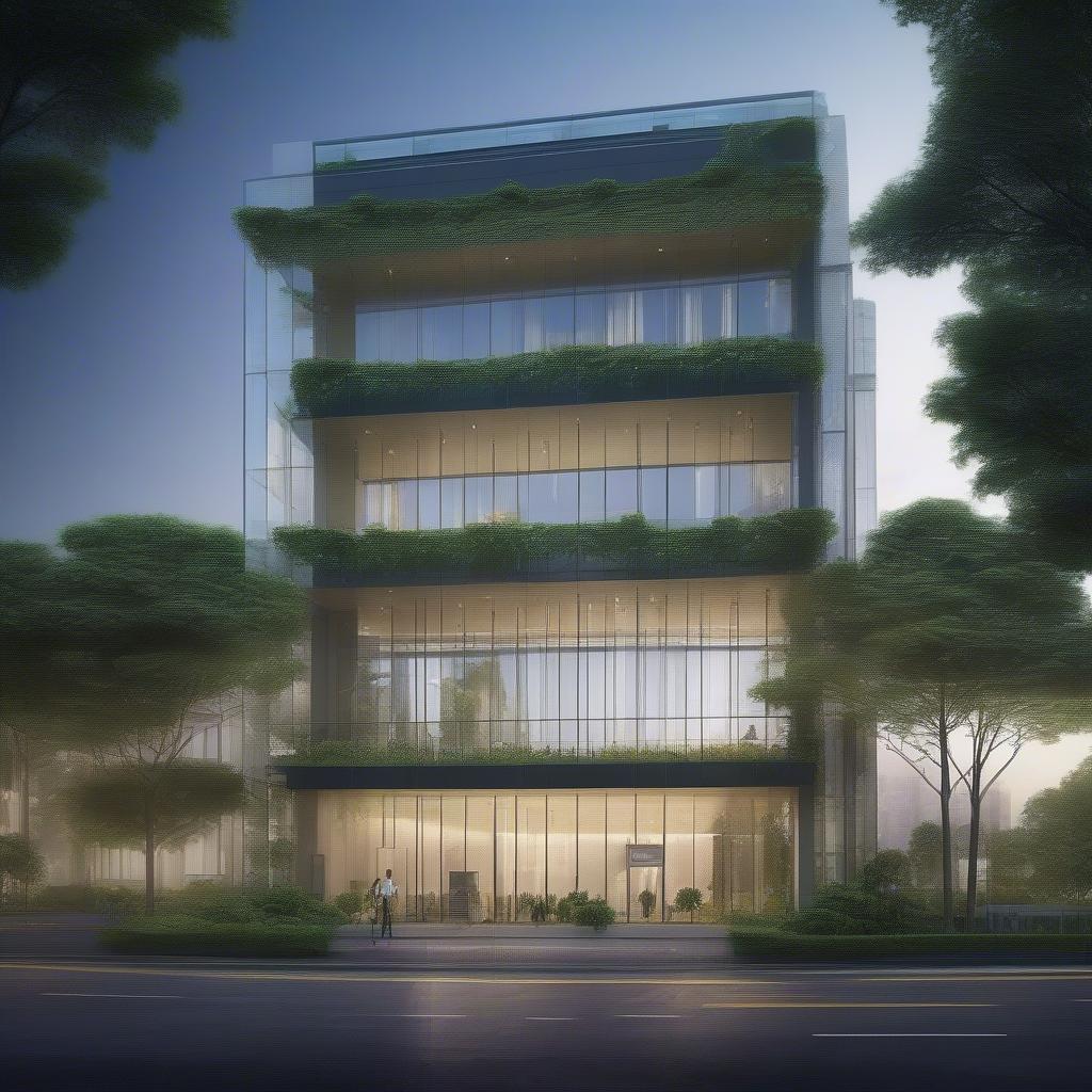 Modern office building for rent in District 10