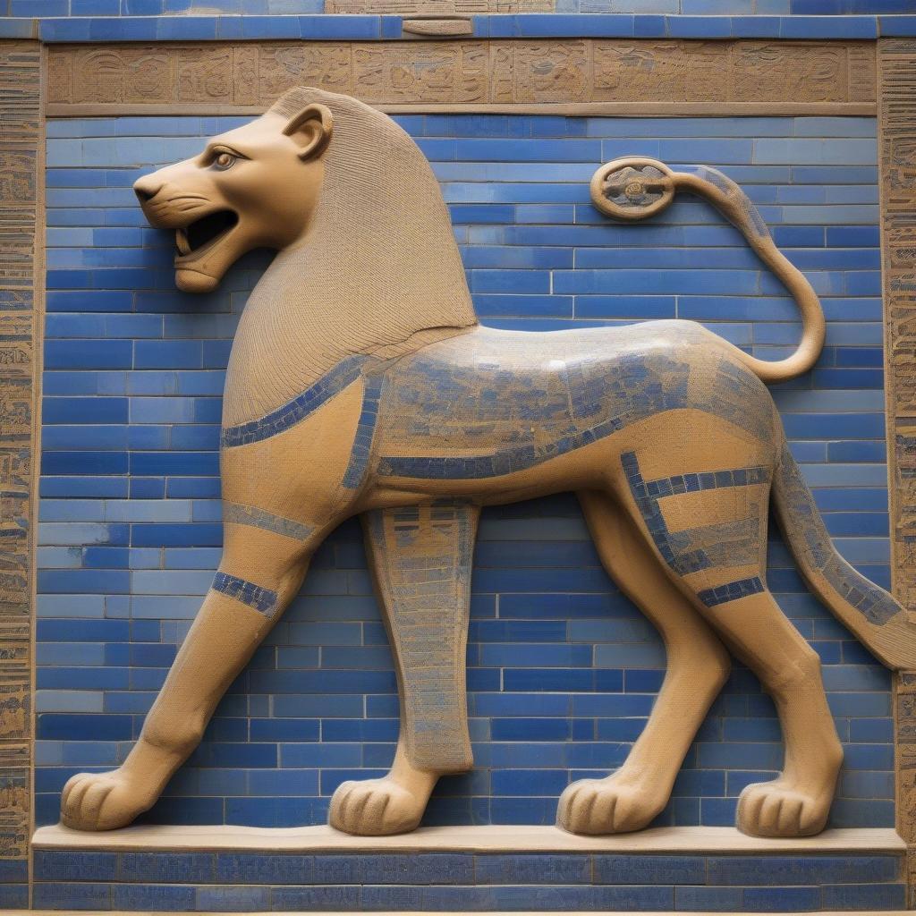 Cổng Ishtar Babylon Uy Nghi