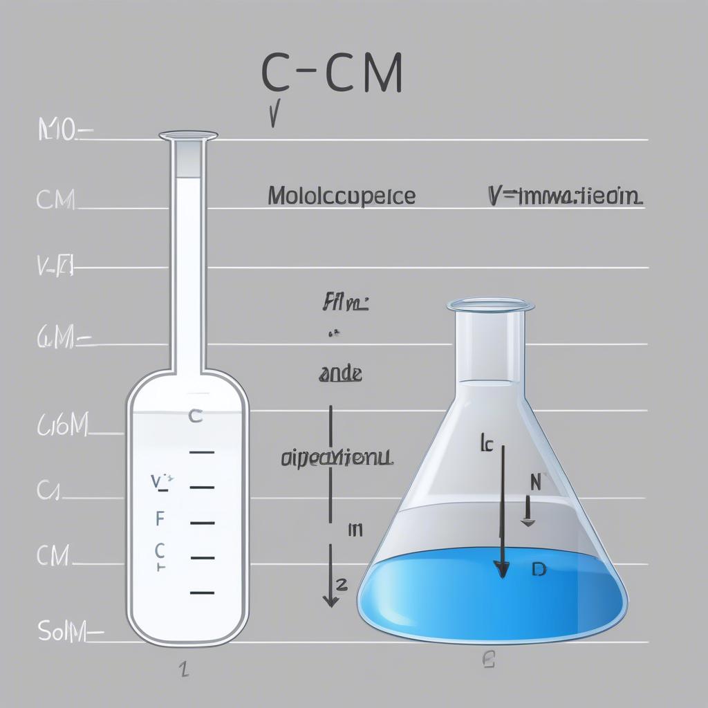 Công Thức Tính Nồng Độ Mol