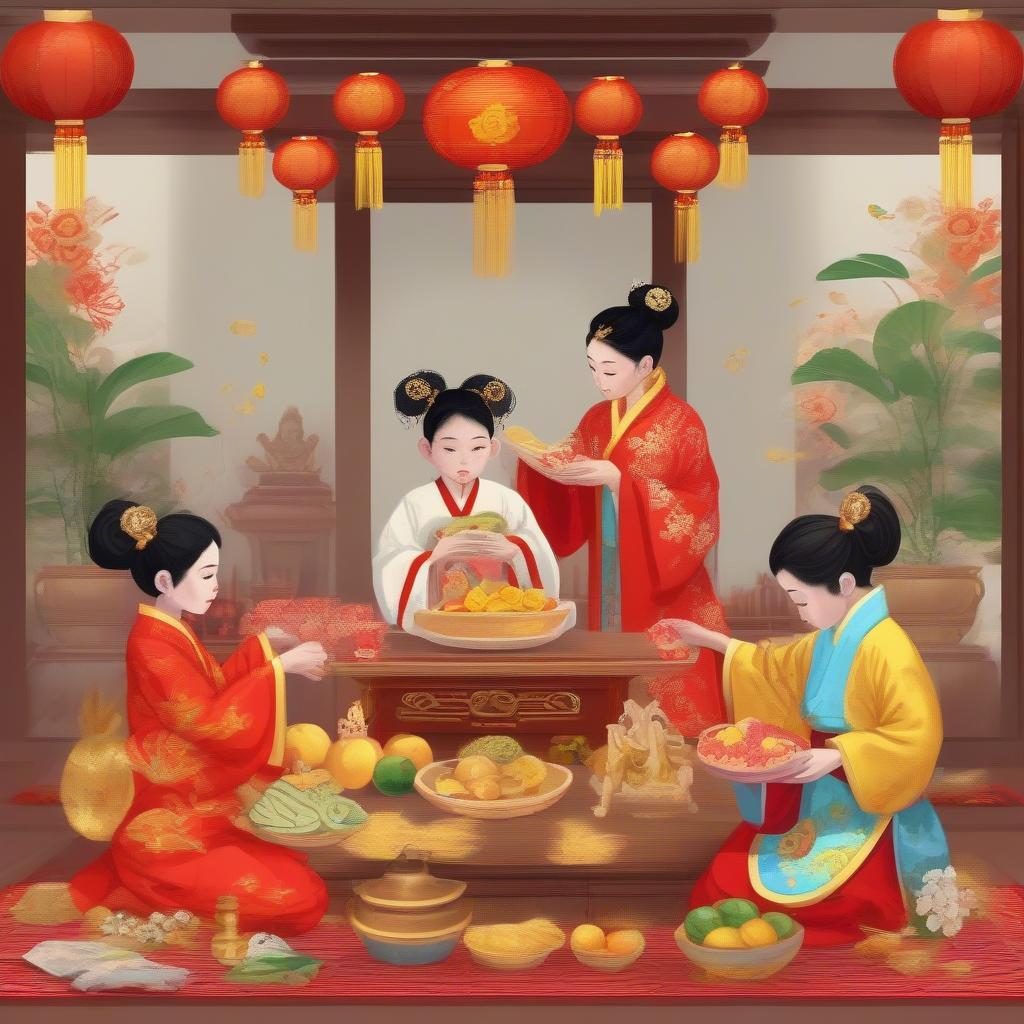 Cúng Thần Tài Mùng 10 Tháng Giêng