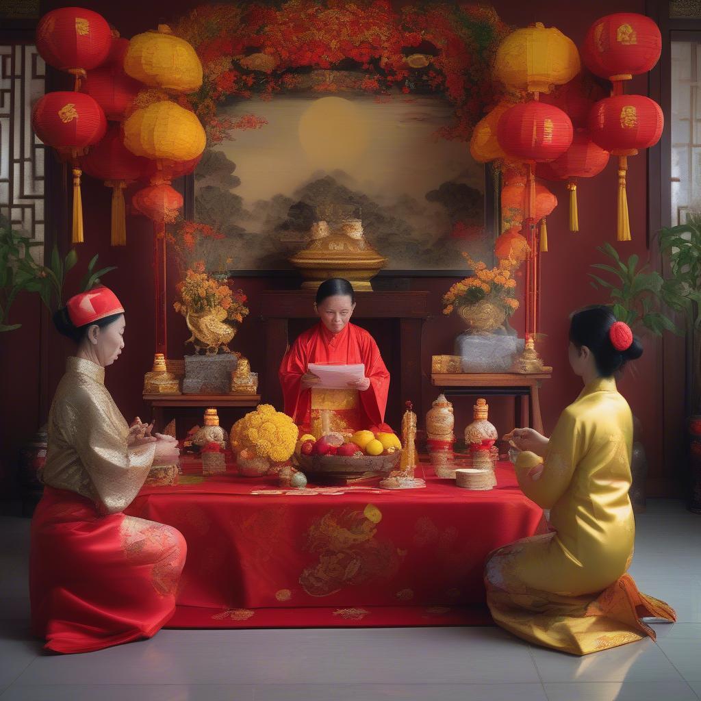 Cúng Thần Tài Thổ Địa Mùng 10 Tháng Giêng