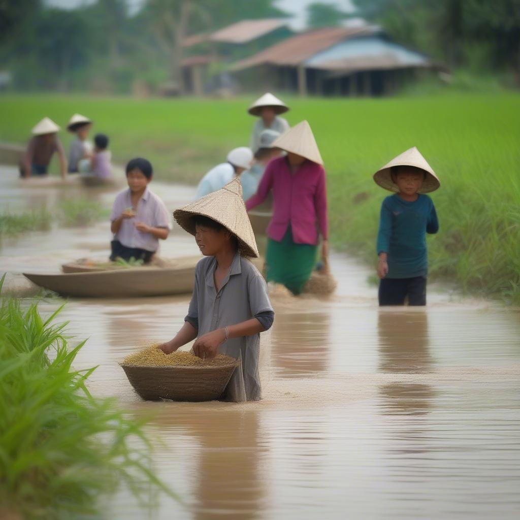 Cuộc sống bình yên của người dân Đồng Tháp Mười