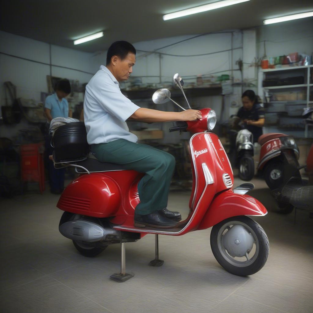 Dịch vụ hậu mãi Vespa quận 10