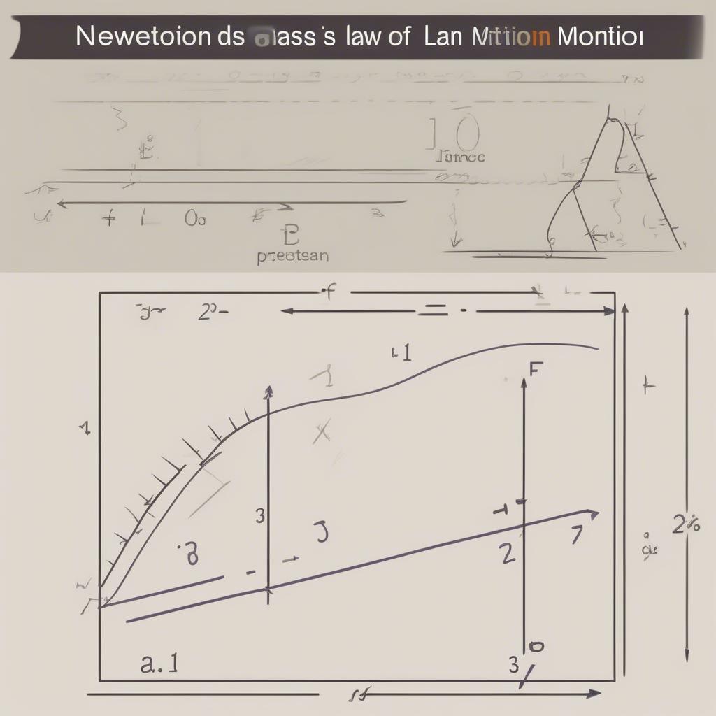 Minh họa Định luật II Newton