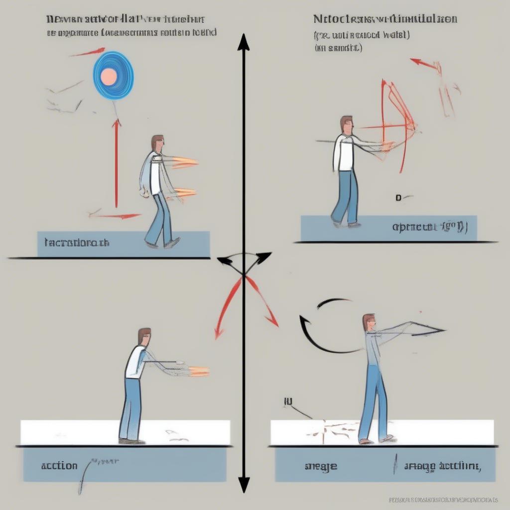 Minh họa Định Luật III Newton