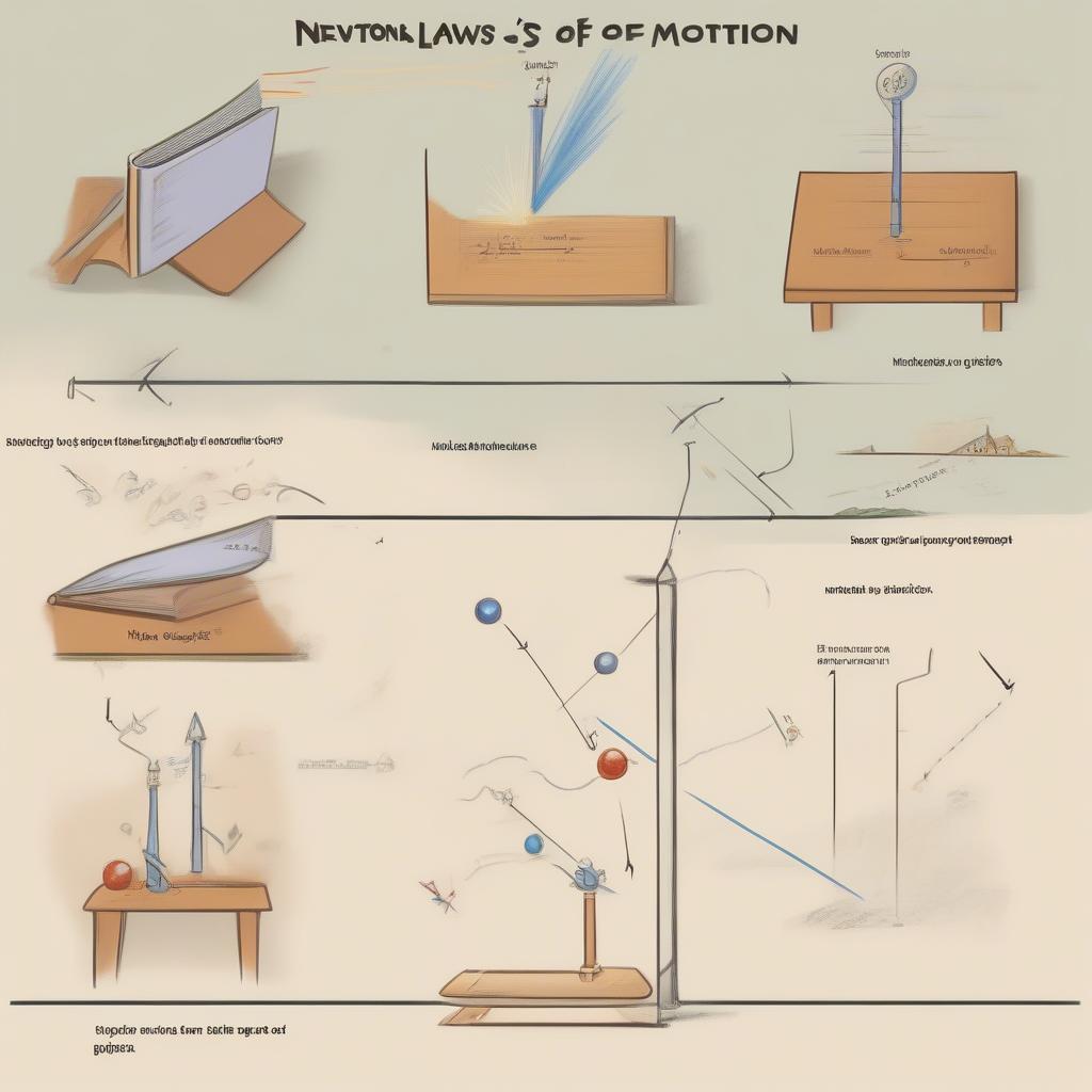 Minh họa định luật Newton