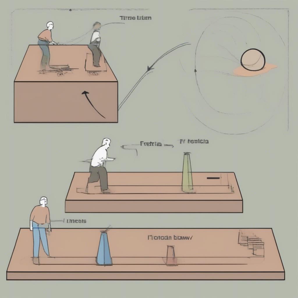 Minh họa ba định luật Newton trong vật lý lớp 10