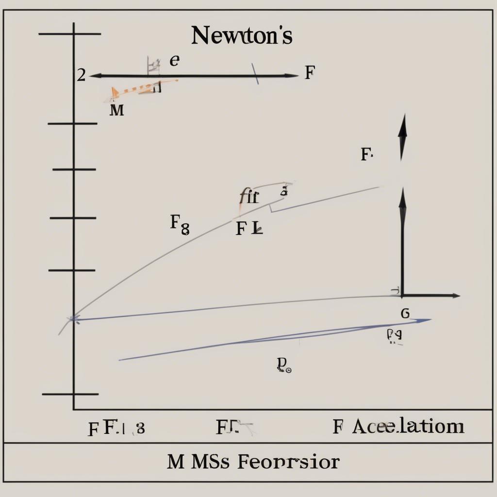 Công thức định luật II Newton: F=ma