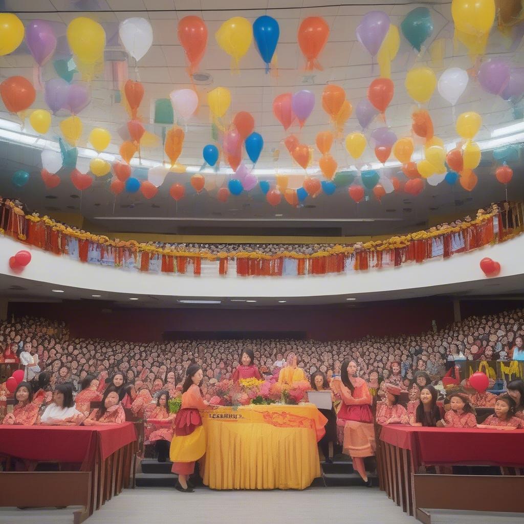 Giao lưu văn nghệ 20/10 tại trường học
