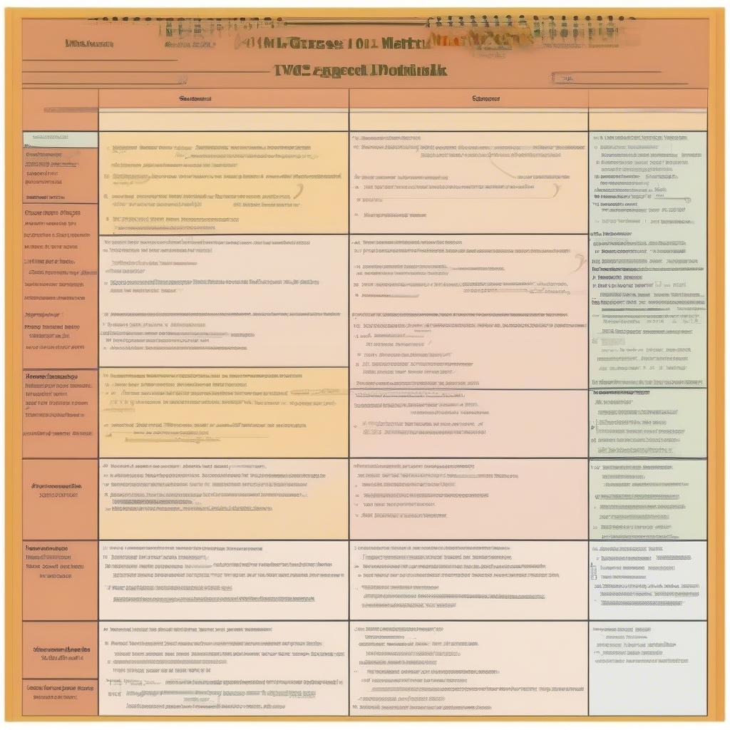 Kế hoạch ôn tập toán 10 theo ma trận