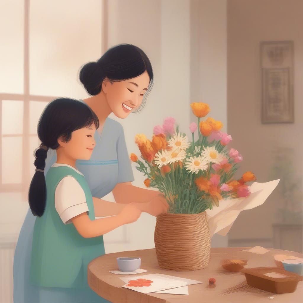 Kỷ niệm về mẹ ngày 20/10