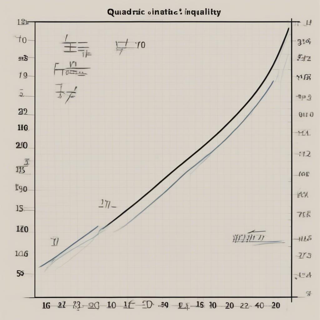 Constructing a Sign Chart for Solving Quadratic Inequalities