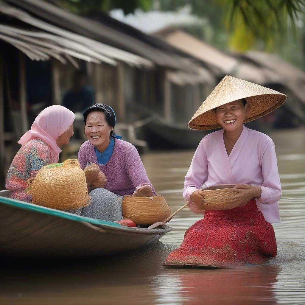 Người dân miền Tây trong sinh hoạt thường ngày