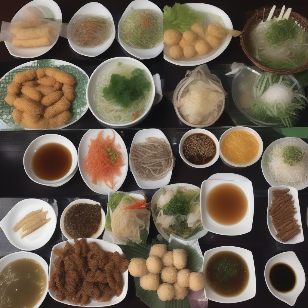 Các món ăn kèm tại Phở 10 Lý Quốc Sư