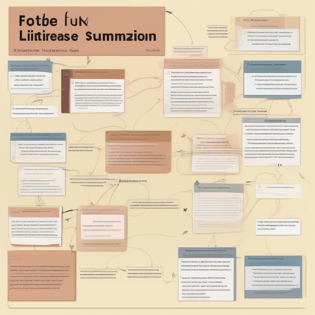 Effective methods for summarizing literature