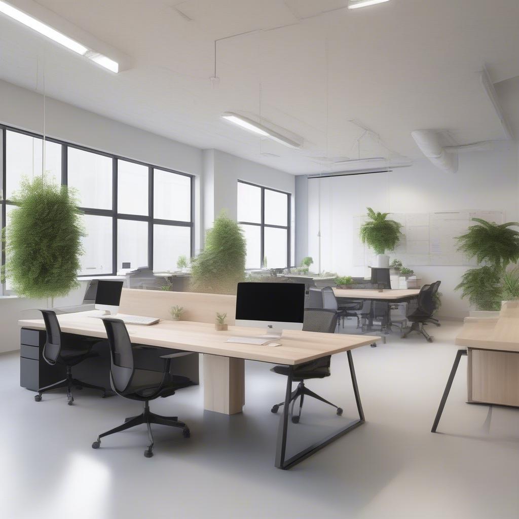 Thiết kế văn phòng nhỏ 10 người hiện đại