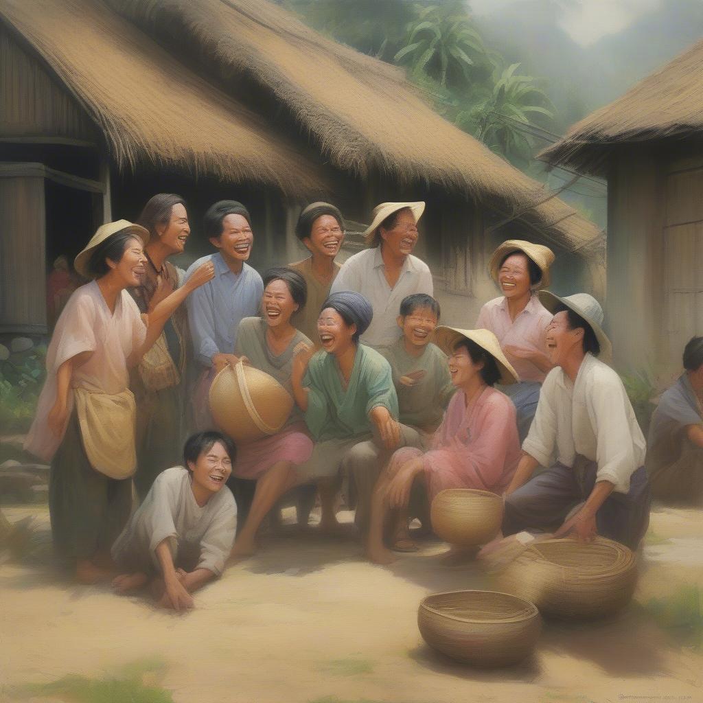 Tiếng cười dân gian trong ca dao hài hước