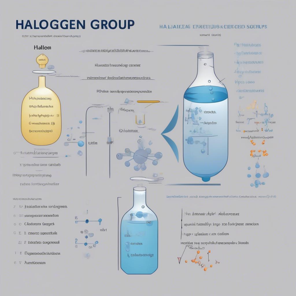 Tính chất hóa học nhóm Halogen