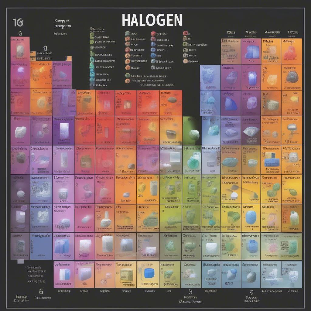 Tính chất vật lý của Halogen