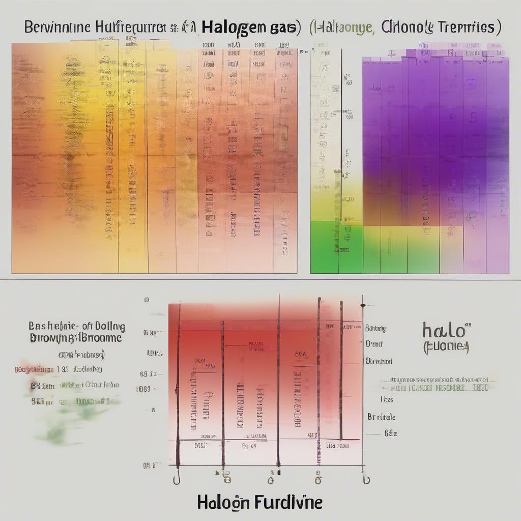 Tính chất vật lý của halogen