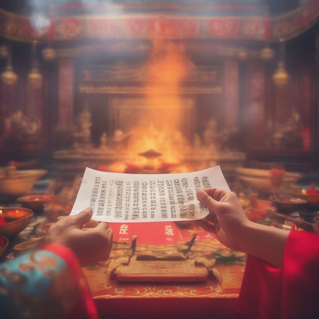 Văn Khấn Cúng Vía Thần Tài