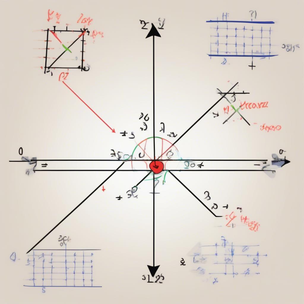 Hình minh họa vector trong mặt phẳng toán 10