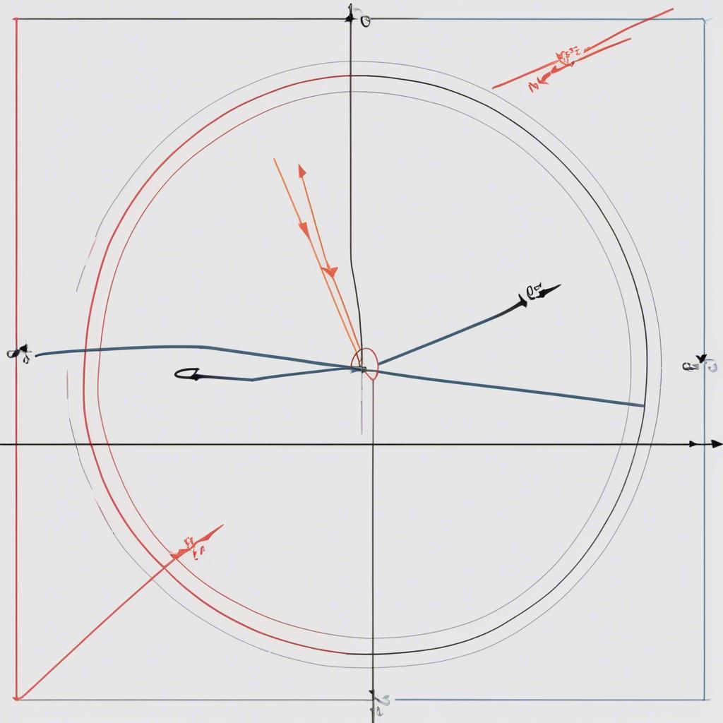 Relative Position Between a Line and a Circle