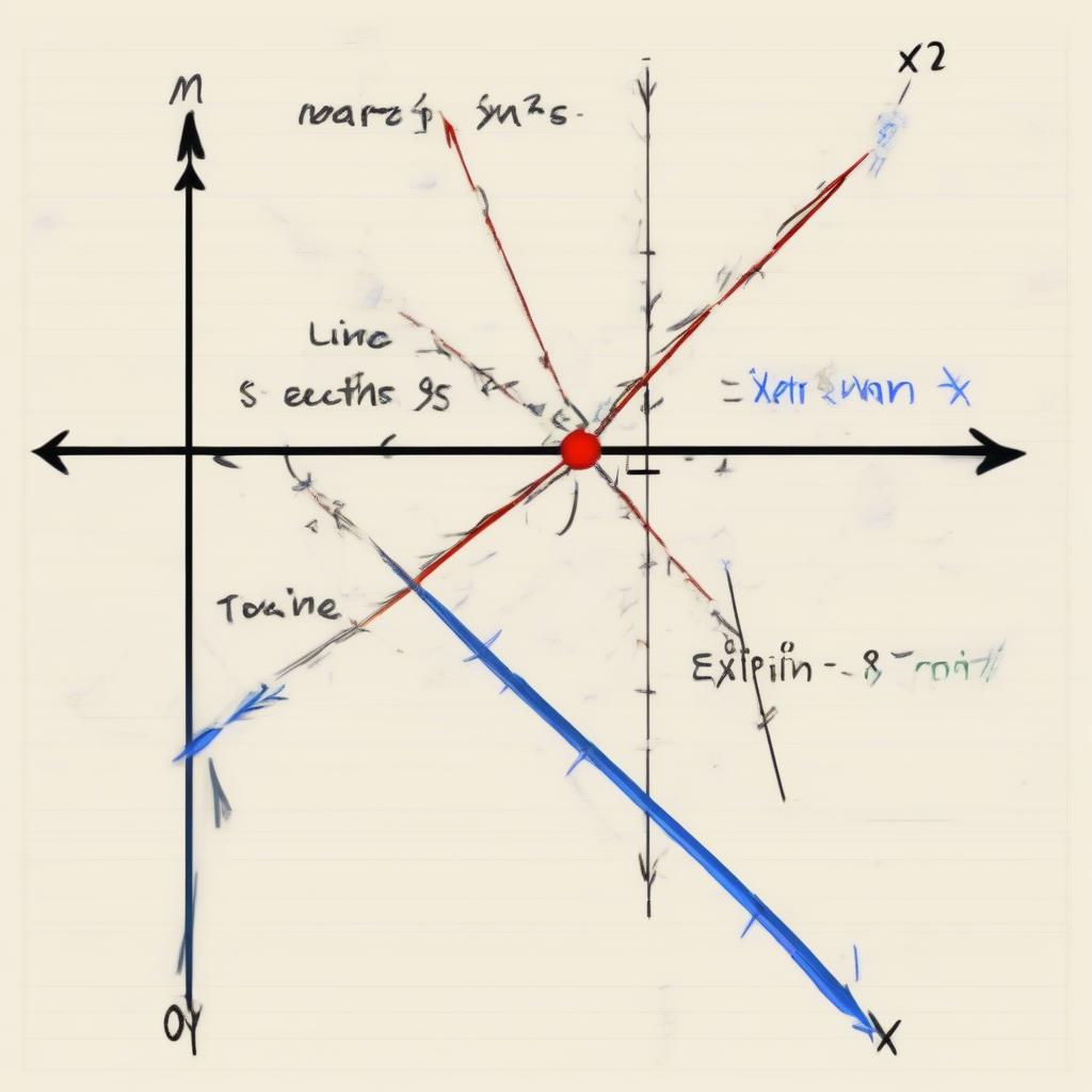 Xác định phương trình đường thẳng khi biết vector pháp tuyến